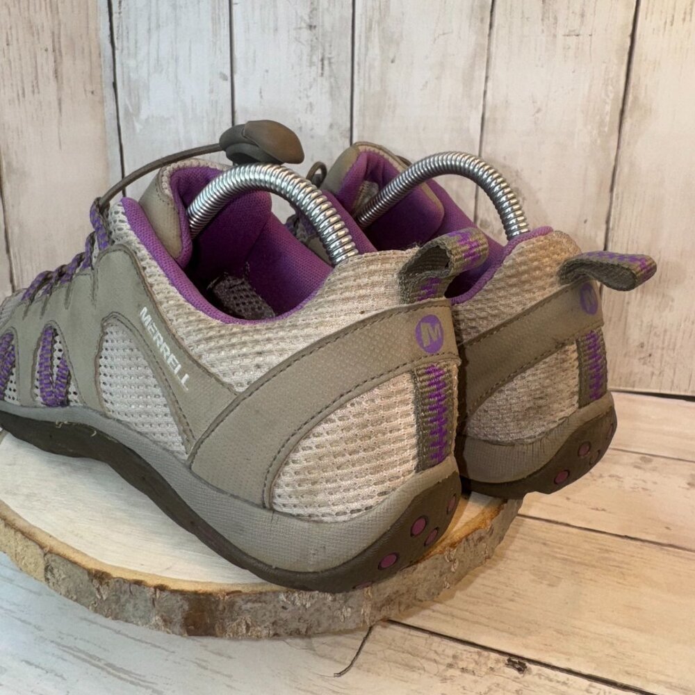 Merrell Aluminum Dewberry Hiking Shoes Womens Size 9.5 Trail Sneakers Mesh - Picture 4 of 8